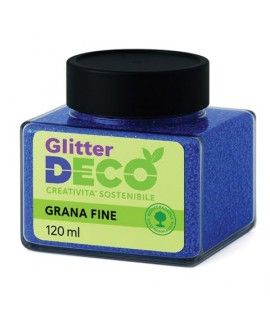 GLITTER BIO VASO ML.120 BLU