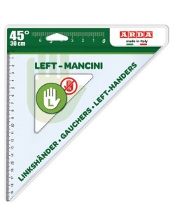 SQUADRE ARDA 28730 UNI 30CM 45° MANCINI
