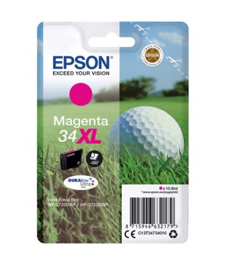 INKJET EPSON 34XL MAGENTA WF3720 (GOLF)