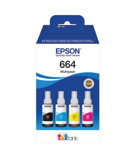 INK EPSON T6646 KIT 4 COLORI