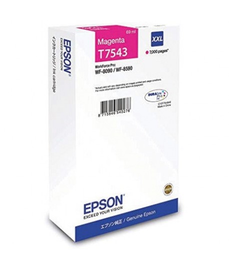 INKJET EPSON T7543 XXL MAGENT 7K WF-8000
