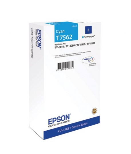 INKJET EPSON T7562 CIANO WF-8000