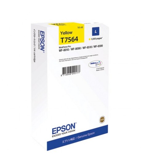 INKJET EPSON T7564 GIALLO WF-8000