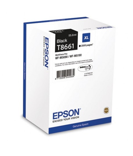 INKJET EPSON T8661 NERO XL 55,8 ML
