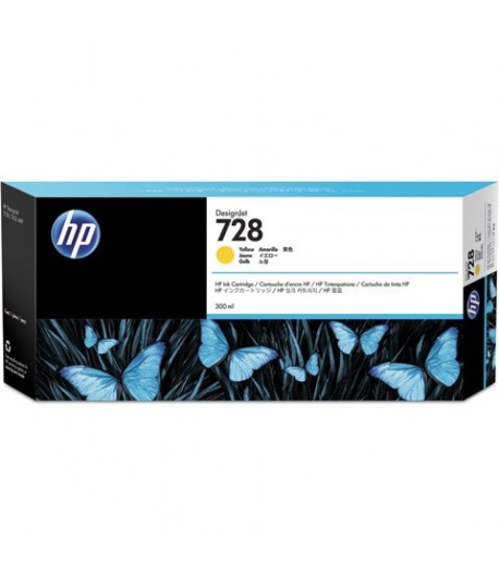 INKJET HP 728 300 ML GIALLO F9K15A