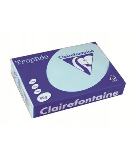 CARTA TROPHEE 80G A4 AZZURRO 1798 500FF