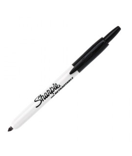 MARCATORE SHARPIE CLIC RT NERO 12PZ