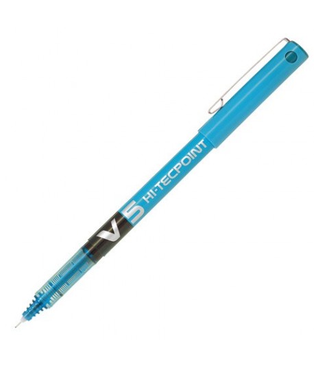 ROLLER PILOT HI-TECPOINT V5 AZZURRO 12PZ