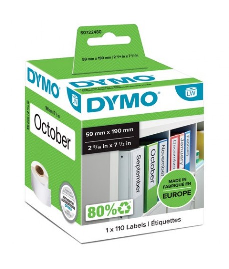 ETICHET. DYMO LW S0722480 MM59X190 110PZ