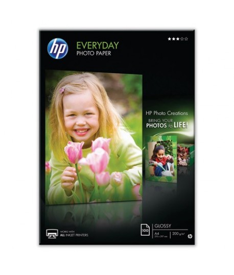 CARTA FOTO HP EVERYDAY 200G A4 100F