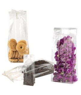 BUSTA TRASPARENTE 14*35+8(FONDO) 100PZ