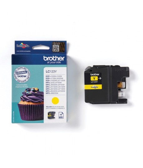 INKJET BROTHER LC123 GIALLO