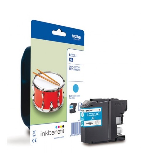 INKJET BROTHER LC22U CIANO MFJ985DW