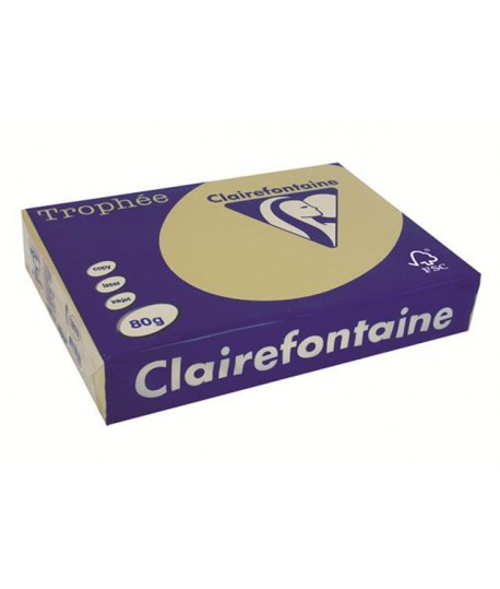 CARTA TROPHEE 80G A4 CARAMELLO 1879 500F