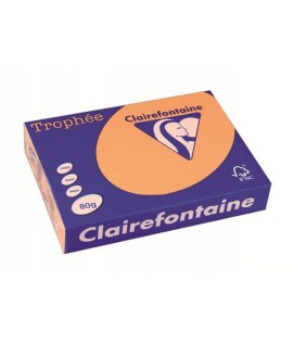 CARTA TROPHEE 80G A4 ARANCIO 1878 500F