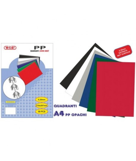 CF.50 QUADRANTI RILEGATURA WILER A4