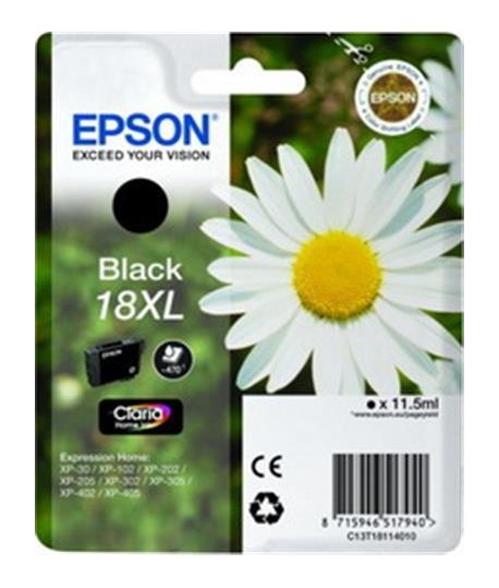 CARTUCCIA EPSON T1811 18XL NERO MARGHER.