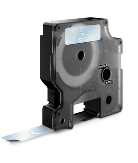 NASTRO DYMO 45810 D1 MM19 BIANCO/TRASP