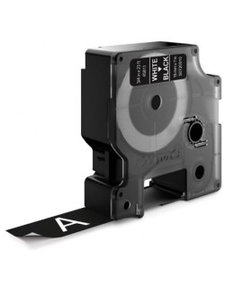 NASTRO DYMO 45811 D1 MM19 BIANCO/NERO