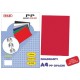 FOGLIO RIL PP A4 300MY ROSSO 50PZ