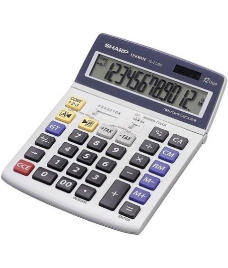 CALCOLATRICE TAVOLO SHARP EL-2125C 12C