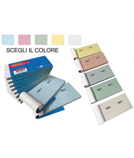 BLOCCO NUMERATO 1-1000 BM 9 SERIE 10BL