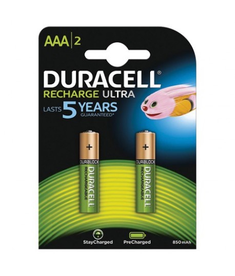 PILE RICARIC. DURACELL AAA 2PZ 800MAH