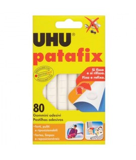 GOMMINI ADESIVI UHU PATAFIX BIANCO 80PZ