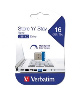 VERBATIM USB 3.0 16GB STORE 'N'STAY NANO