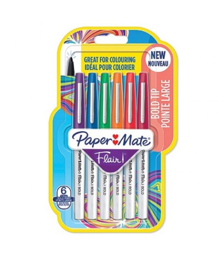 PENNARELLO PAPER-MATE FLAIR ASS. 6PZ