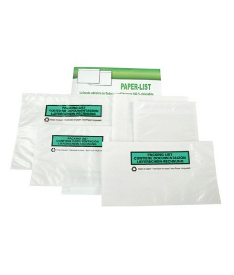 SC.250 BUSTE ADES. CARTA TRASP.228*165