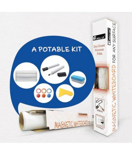 ROT.LAVAGNA BIANCA ADESIVA MAGNETICA