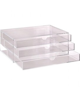 CASSETTIERA TRASPARENTE 3 CASSETTI