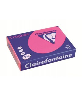 CARTA TROPHEE 80G A4 FUCSIA 1771 500F