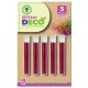 GLITTER BIO 5 TUBETTI ML.10 ROSSO