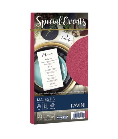 BUSTE SPEC EVENTS 120G 11X22 ROSSE 10PZ