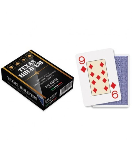 CARTE DA GIOCO TEXAS HOLD'EM BLU