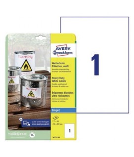 ETICH. AVERY J4775 POLIEST.BIAN. A4 10FF