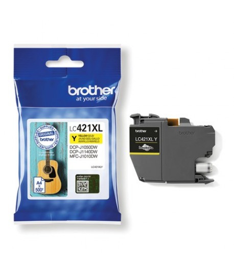 INKJET BROTHER LC421XL GIALLO 500 PG.