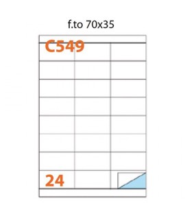 ETICHETTE MARKIN C549 MM70X35 24X 100FF