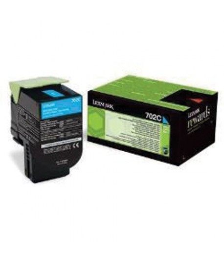 TONER LEXMARK 70C20C0 CIANO 1K