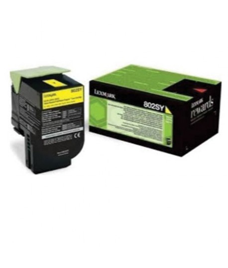 TONER LEXMARK 80C2SYE 802SK GIALLO 2K