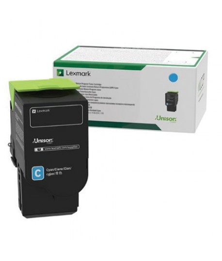 TONER LEXMARK C242XC CIANO 3,5K