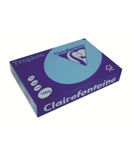 CARTA TROPHEE 160G A4 BLU 1052 250F