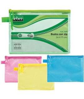 BUSTA IN PVC E RETE LEBEZ 3015 24*17