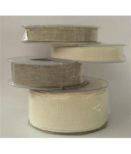 NASTRO F123/30 LINO ECRU'SCURO MM30X15MT