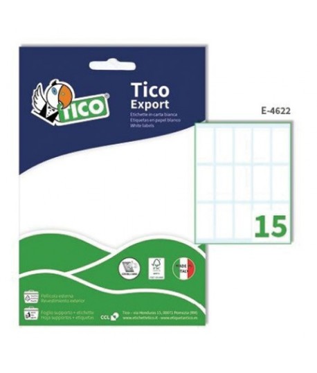 ETICHETTE TICO EXPORT MM 46*22 150PZ