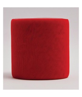 TULLE BETA H.12CM ROSSO RT.100M