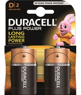 PILA DURACELL LR20/MN1300 1,5V D 2PZ