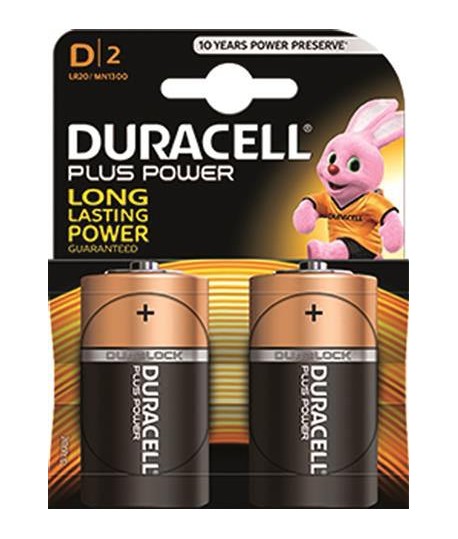 PILA DURACELL LR20/MN1300 1,5V D 2PZ